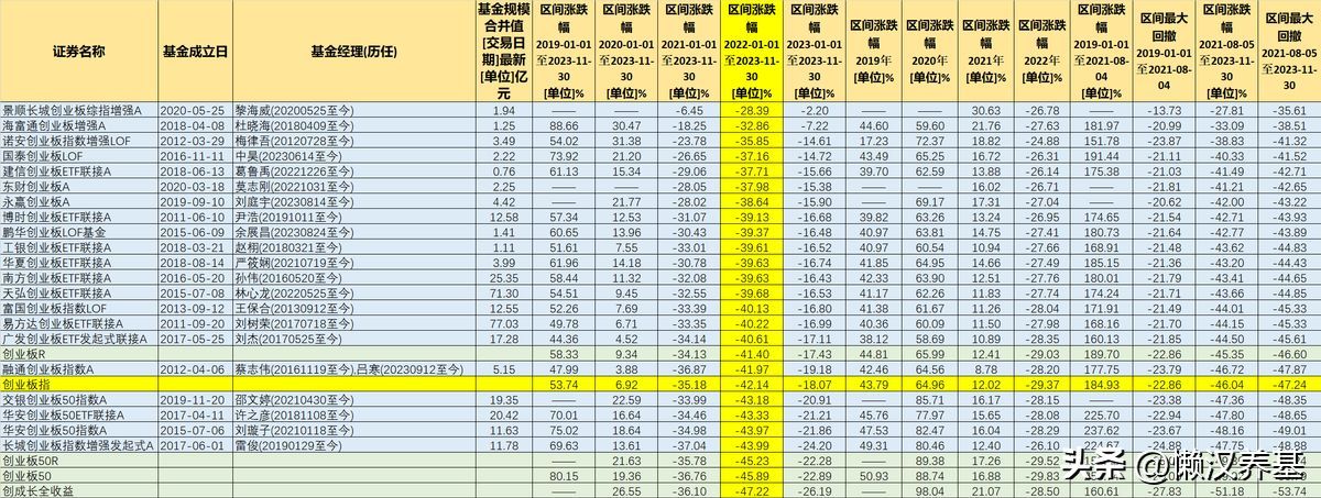 创业板指数基金排名前十名代码（创业板指数基金哪家强）(图11)