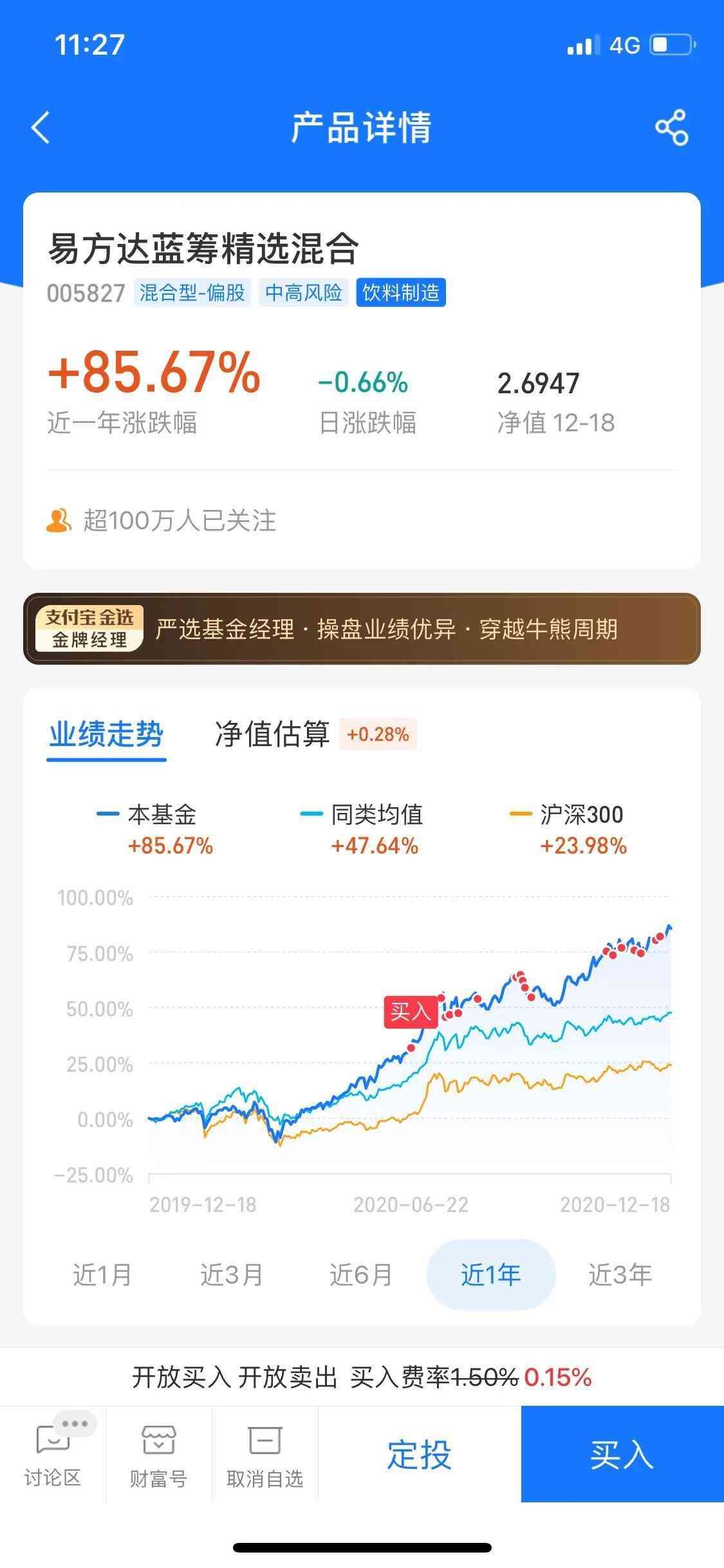 易方达蓝筹精选混合基金怎么样（继续阐述一下最近看好的三只基金的优缺点！）(图2)