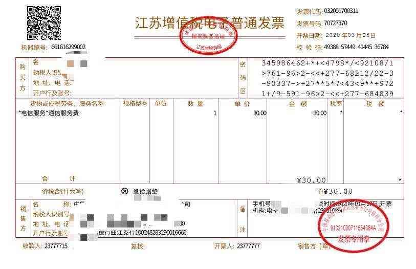 增值税电子普通发票（认识最新版的电子普通发票）(图2)