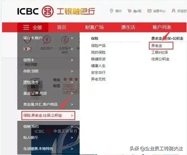 银行官网登录入口（企业年金（工商银行）自助查询方法）(图8)